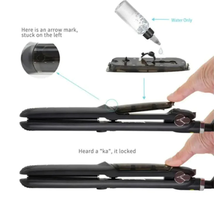 Direct double use spray straightening splint